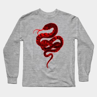 Red Serpent Long Sleeve T-Shirt